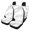 Marble Pattern Design, variant on Uourmeti Car Seat Cover Full Set Easy to Install Anti-Slip Seat Covers for Cars Polyester Removable Non Slip, Fit for SUV Truck Trucks, Black Music Notes