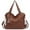 Brown, variant on KALUNMA Tote Bag for Women Leather Shoulder Bags Fashion Hobo Bags Large Purse and Handbags with Adjustable Shoulder Strap