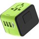 thumbnail image 1 of Adaptador de viaje universal Todo en uno Internacional Power (verde), 1 of 5