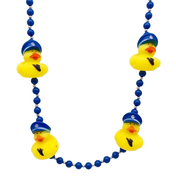 42" Policeman Rubber Duck Mardi Gras Beads (Dozen)