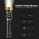 thumbnail image 5 of Linterna Fnyoxu recargable por USB, linterna LED, linterna LED superbrillante con luz lateral COB, 2000 LM para acampar, linterna de emergencia, 5 of 8