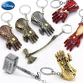 thumbnail image 2 of LLavero de Marvel Iron Man Los Vengadores 4 Endgame Infinity Gauntlet Charm, llavero colgante, accesorios, juguetes, regalos para niños qiuyongming unisex, 2 of 2