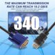 thumbnail image 5 of 1.8M Blue HDTV HDMI to VGA HD15 Male Adapter Cable Converter for PC TV DF New, 5 of 5