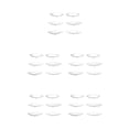 thumbnail image 2 of Seitruly 6 Pieces Eyelash Pads Protection Pad Extension Female Lifting Beauty Curlers Makeup Tools Breathable Accessories Shaping Type2 NO2, 2 of 6