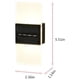 thumbnail image 3 of Xihbxyly Especiales Del Día Luces Solares para Vallas, Luces Led de Pared Solares, Ip65 para Exteriores, Lámparas de Pared para Exteriores para Patio, Jardín, Garaje y Camino, 3 of 7