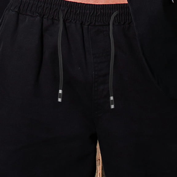 LOLIPPYY 10Pcs Black Polyester Hoodie String Replacement for Clothes Sweatpants and Pants