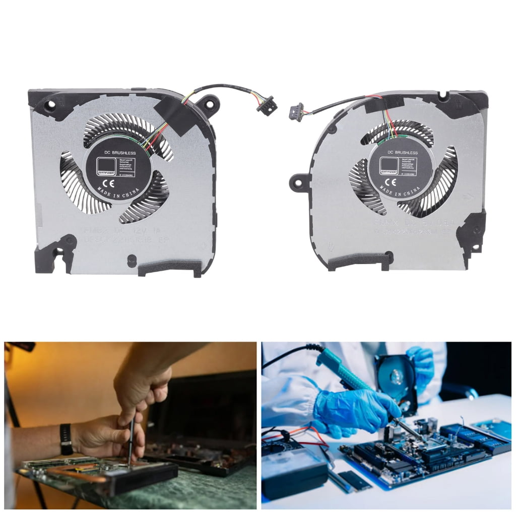 WINDLAND CPU GPU Fan Laptops Cooling Fan DC5V 4Pin 4wires Coolers for G7 7500 Laptops Part