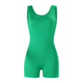 thumbnail image 3 of IDALL Romper Shapewear Bodysuit Tummy Control Shapewear Backless Sleeveless Sport Short Pant Strap Jumpsuit Rompers One Piece Swimsuit Women Plus Size Rompers for Curvy Women Green L, 3 of 7