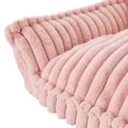 thumbnail image 4 of Vibrant Life Medium Plush Cord Sofa Style Dog Bed, Pink, 22" x 28", 4 of 6