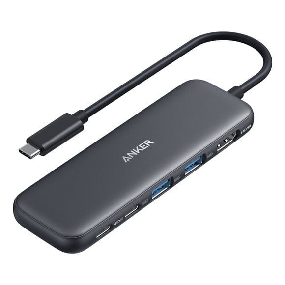 Anker USB-C Hub (5-in-1) 1 x 4K HDMI 2 x USB-A 1 x USB-C 1 x USB-C PD 100W