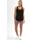 thumbnail image 2 of icyzone Camisetas sin mangas de entrenamiento para mujer – Camisetas atléticas de yoga con espalda cruzada para correr, ajuste holgado (XL negro/lavanda), 2 of 5