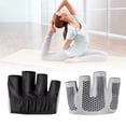 thumbnail image 4 of Guantes de yoga y pilates Bling Bling Guantes minimalistas de medio dedo antideslizantes, 4 of 10