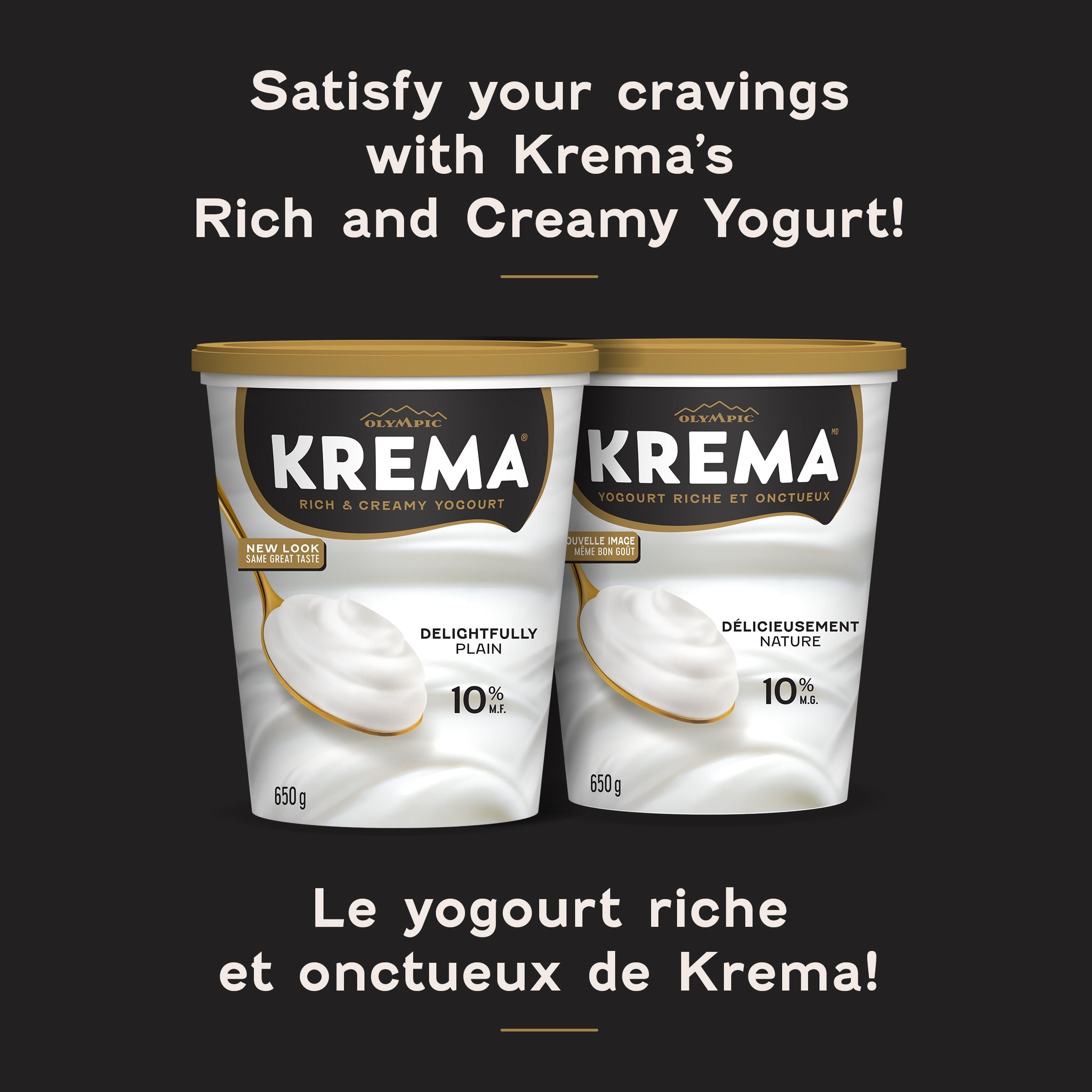 Olympic Krema Plain Yogurt 10%, 650g