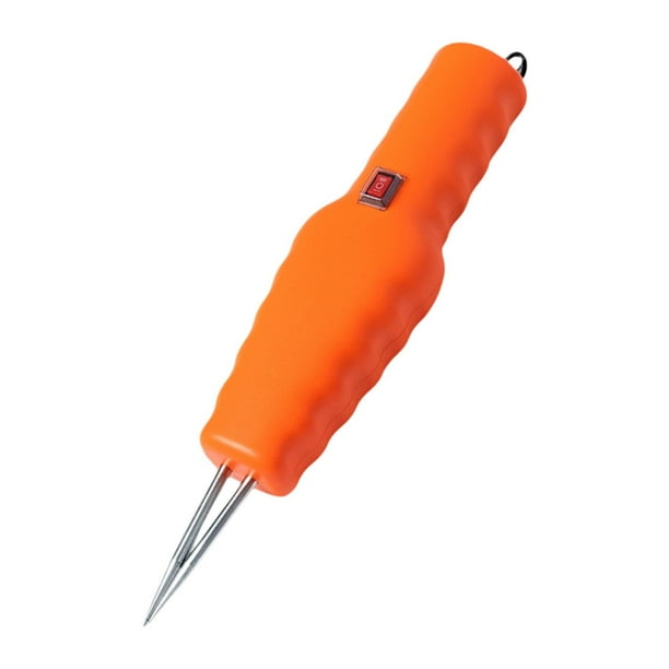 Desplumadora de aves eléctrica, diseño ergonómico, portátil para desplumar aves de corral. Naranja