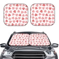 thumbnail image 2 of Fotbe Pink Hearts1 Juego de 2 Piezas de Parasoles para Parabrisas | Bloqueador Solar para Auto | Accesorios Plegables para Protección Solar Interior-Large, 2 of 6