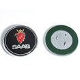 thumbnail image 1 of 68mm 2 3-stifts Saab Bil Främre Motorhuv Emblem Baklucka Stötfångare Badge Compatible with Saab 9 3 9 5 9-3 9-5 Saab Emblem Dekal Tillbehör Y, 1 of 5