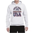 thumbnail image 2 of Wild Bobby Betty Boop All American Girl Since 1930 Betty Boop Unisex Hoodie Sweatshirt, White, Medium, 2 of 5