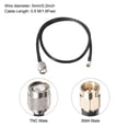 thumbnail image 2 of RG58 Coaxial Cables,SMA Male to TNC Male Low Loss RF Coaxial Cable 1.6FT Black 2Pcs, 2 of 4