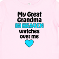 thumbnail image 4 of Inktastic My Great Grandma in Heaven Watches over Me Boys or Girls Baby T-Shirt, 4 of 5