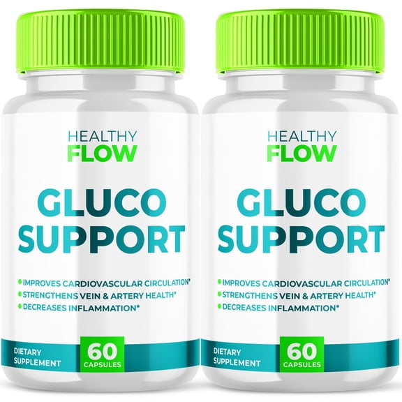Healthy Flow Blood Support Pills Advanced Formula Vitamin Supplement HealthyFlow 120 Capsules