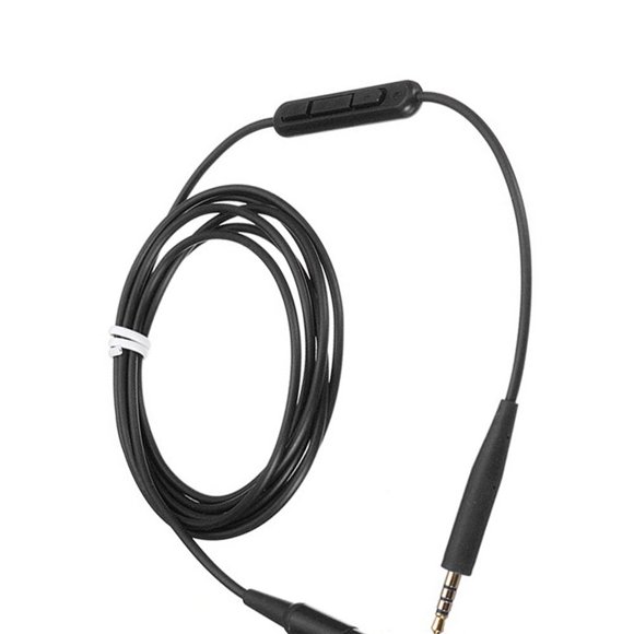 COMPUKAS Cable De Audio Para Auriculares Con Cable Tpe Resistente Sonido Claro Color Negro
