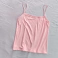 thumbnail image 2 of Stamzod Camisoles for Women for Under Clothes Spaghetti Strap Basic Tank Tops Trendy 2026 Pink Free Size, 2 of 6