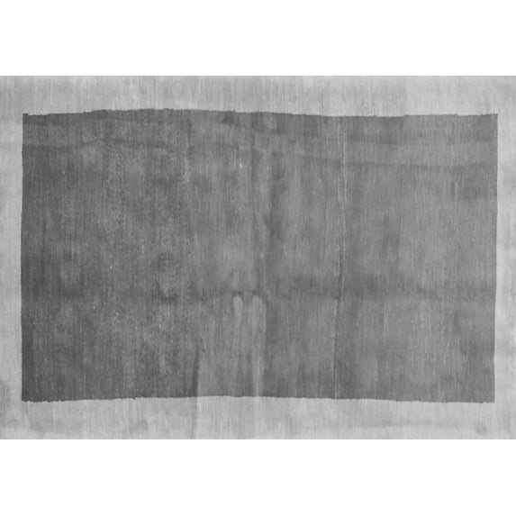 Ahgly Company Indoor Rectangle Abstract Gray Contemporary Area Rugs, 8' x 12'