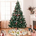 thumbnail image 7 of Picia Animals Forest Print Christmas Tree Skirt , Christmas Tree Skirt Ornaments for Merry Christmas Holiday Party Decorations Indoor Outdoor-30", 7 of 7