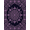 Purple, Pattern 1, variant on ODIKA 4'x6' Machine Washable Non-Slip Area Rug, Oriental Purple High Traffic Rug, Purple, 1186493