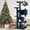 Navy Blue, variant on Dkelincs 54 inch Cat Tree Tower for Indoor Cats, Multi-Level Cat Condo Furniture Pet House with Scratching Post, Navy Blue
