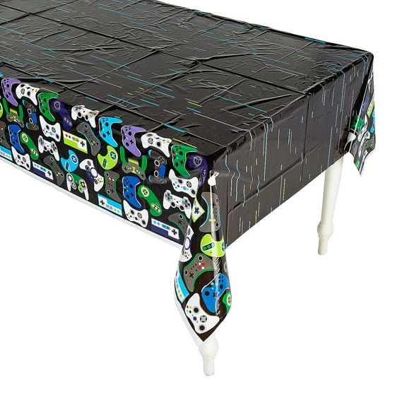 54" x 108" Gamer Plastic Tablecloth