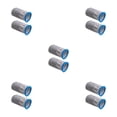 thumbnail image 1 of Monstrate Paquete de 2 juegos de teléfono Mangas para los dedos Guantes antideslizantes a prueba de sudor Pantalla táctil portátil Cómodas Gris argent 5Conjunto, 1 of 6