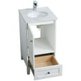 thumbnail image 3 of 18 inch Single Bathroom Vanity in White, 3 of 15