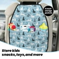 thumbnail image 4 of Cute Cartoon Rabbit Funny Mats Back Seat Protectors, Car Seat Protector Vehicle Organizers Waterproof Cover Back Seat Cover for Kids with 3 Storage Pockets 2 Pack, 4 of 5