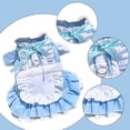 thumbnail image 3 of 1 Uds. Traje de sirvienta para padres e hijos Gato perro suministros de ropa de primavera y verano puede colgar falda para perro que camina con tracción, 3 of 6