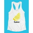 thumbnail image 3 of A Lemon Racerback Tank Women -SPIdeals Designs, Female Large, 3 of 4