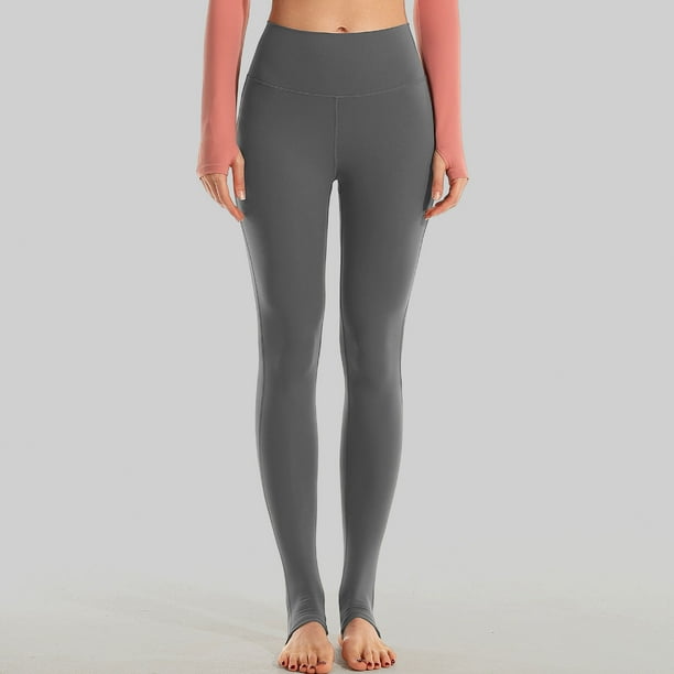 Leggings con estribo para mujer Medias push up de cintura alta de secado rápido Pantalones largos de Abanopi Polainas de las mujeres