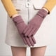 thumbnail image 1 of Xihbxyly Guantes de Terciopelo de Invierno, Cálidos, Sin Plumón, de Poliéster Suave, Resistentes Al Viento y Transpirables, Cómodos para Conducir, para Mujer, Talla 23,5 X 8,5 Cm., 1 of 2