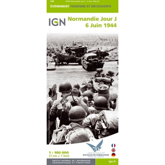 Normandy - D-Day - 6 June 1944 ign (Ign Map) (Map)