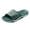Green, variant on Men's Slip On Sport Slide Sandals Wide Width Non Slip Bathroom Shower Slippers Open Toe Soft Sole Lightweight Water Shoes Gold Size 10