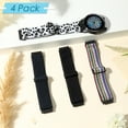 thumbnail image 3 of Vodtian 4 pack 20mm Elastic Nylon Bands Compatible with Samsung Galaxy Watch7/6/5/4, Garmin Vivoactive 6/5/3, Garmin Venu, Quick Release Repalcement Bands for Amazfit Bip 3/Amazfit Active 2, 3 of 7