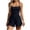 Black, variant on Rompers for Women Summer Sleeveless Athletic Rompers Spaghetti Strap Double Lined Shorts Jumpsuit One Piece Outfits,Pink,Women's XS-XL