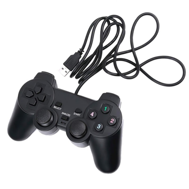 Usb Wired Game Controller For Pc Raspberry Pi Gamepad Remote Dual Vibration Joystick Gamepad For Pc Windows Xp 7 8 10 And Steam Roblox Retropie Recalbox 1 Pcs Walmart Com Walmart Com - how to play roblox with a ps4 controller pc