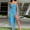 Blue, variant on XWSHYW Womens Dresses Plus Size Solid Color Crew Neck Holiday Party Dresses Sexy Sleeveless Slim Fit Beach Mini Dress