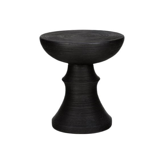 Accent Table - 25"H - Indoor Or Outdoor - Living Room - Nightstand - Black