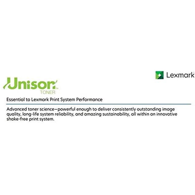 Lexmark Unison Original Toner Cartridge - Black - Laser - Standard Yield - 2000 Pages