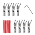 thumbnail image 1 of 8 Pcs Connecteurs de Pelle pour Haut-Parleur Fiche Banane Extrémités de Câble pour Haut-Parleur, 1 of 3