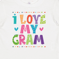 thumbnail image 4 of Inktastic I Love My Gram for Grandkids Girls Baby T-Shirt, 4 of 5