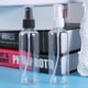 thumbnail image 4 of 4pcs 100ML Botella de espray de plástico vacía para maquillaje y cuidado de la piel Uso de viaje recargable (botellas transparentes con rociador blanco), 4 of 5