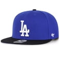 thumbnail image 2 of Men's '47 Royal Los Angeles Dodgers 2022 City Connect Captain Snapback Hat, 2 of 5